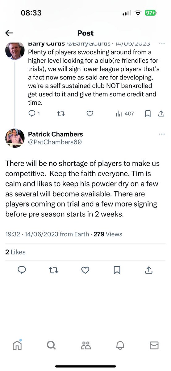 LiamP2710's tweet photo. ๐๐๐๐๐๐๐๐๐๐๐๐ It's almost as though the fans saw it coming and know what they're talking about. #ChambersOut https://t.co/47qwVLNJ3B