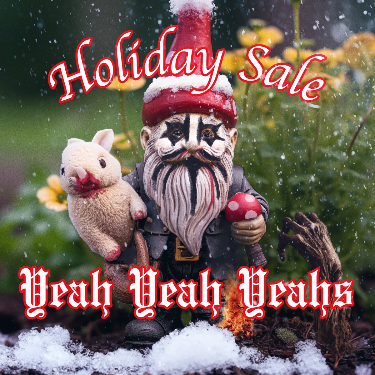 SALE 💥 SALE 💥 SALE on select items in the store now through November 30th. Treat yourself and the coolest kids on your list this holiday season! ☃️🎁 shop.yeahyeahyeahs.com