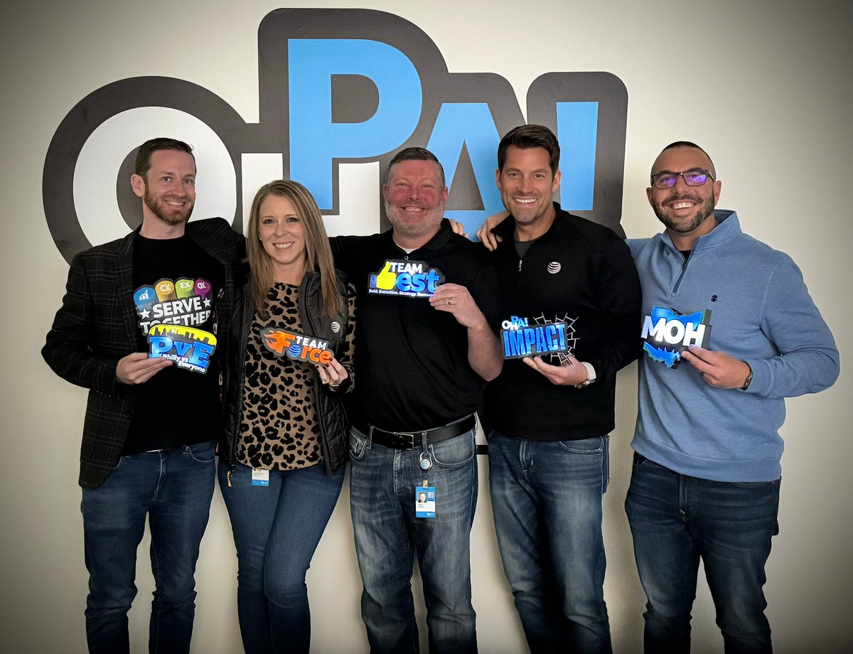 Power 5 pictured here! 💪 Some of the most amazing humans I know! 🥹Prepping for the <a href="/OHPAunstOHPAble/">#unstOHPAble</a> 3rd quarter webcast and Matty D walks in with this custom artwork! #mypeeps #OHPA #3Dprintermagic