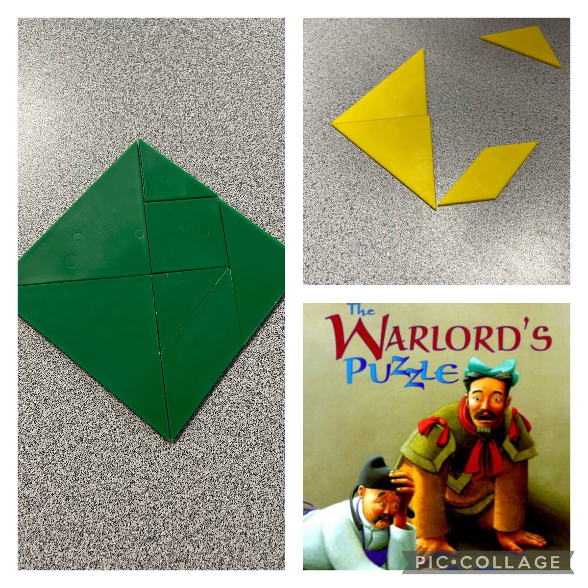 Trina Rutland (@trutland45) on Twitter photo Today we listened to The Warlord’s Puzzle, and then tried to solve the puzzle by making a square with the seven tangram pieces. <a href="/cedarhollowps/">Cedar Hollow</a> Today we listened to The Warlord’s Puzzle, and then tried to solve the puzzle by making a square with the seven tangram pieces. <a href="/cedarhollowps/">Cedar Hollow</a>