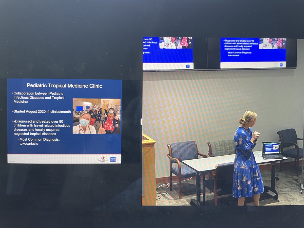 Always exciting when @JillWeather presents. Here's a sneak peek of our monthly Global Health Case Conference with cases from Tropical Medicine Clinic. Hint hint: 🪱🪱
#TropMed #Helminths #Globalislocal