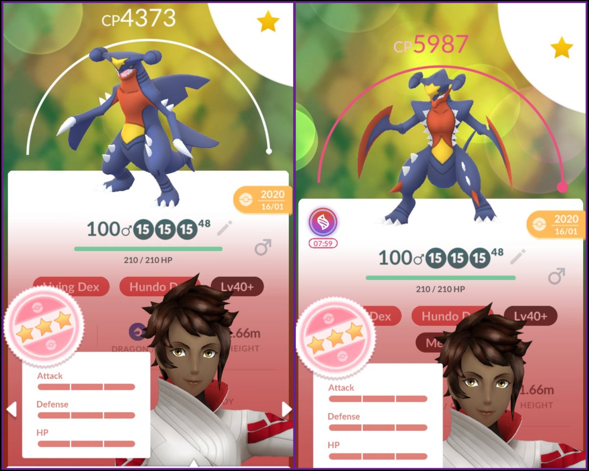 Palz_Go's tweet photo. Bit late but finally got Mega Garchomp in the Dex #PokemonGo #PokemonGoApp #MegaPokemon #MegaDex https://t.co/0SVEsYcoin