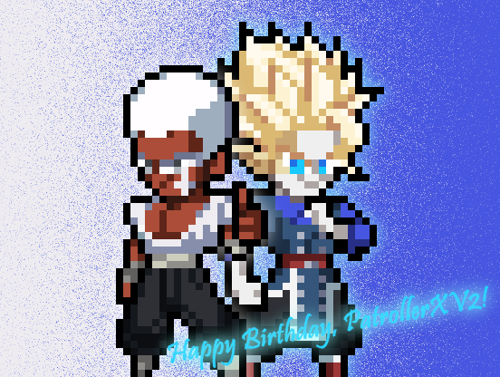 TimePatrolEren's tweet photo. Happy Birthday to you, @PatrollerXV2!
Hope you have a good one, Here's a gift of Rein with Shalev. :)
#DragonBall #OC #ULSWxSWL https://t.co/afDUYV1CMi