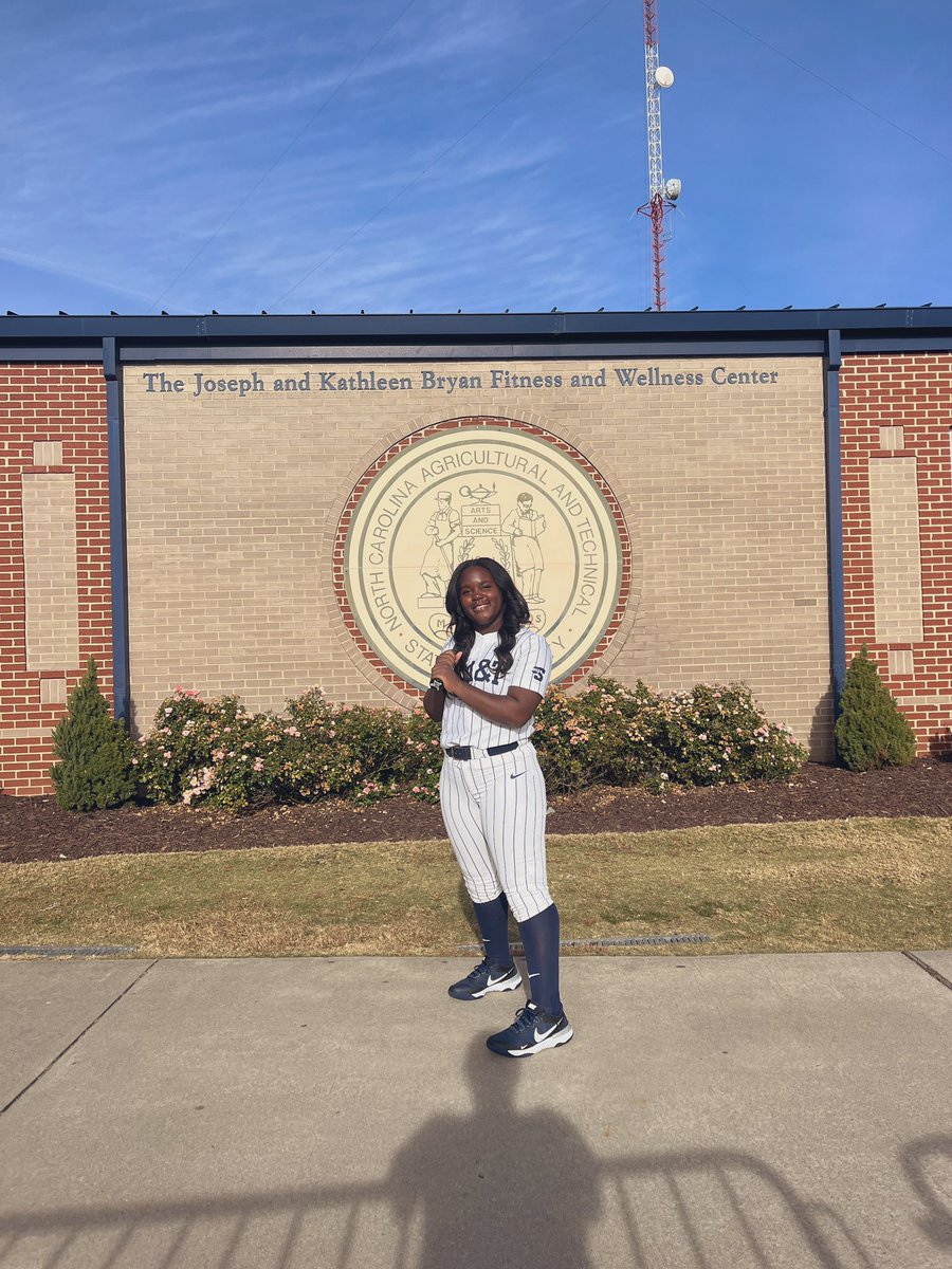 SMack2024's tweet photo. Thank you Coach Gonzalez for a great visit!!! The culture at A&amp;T is amazing!! @NCATSOFTBALL https://t.co/u0PO9zu241