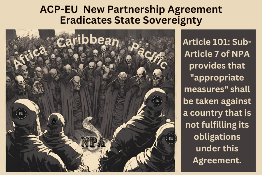 rairojasii's tweet photo. Any treaty that, at its core, eliminates a nation's sovereignty can never be approved. #acpeu #newacpeu @JamaicaObserver #nocse https://t.co/6ejd4mBGPA