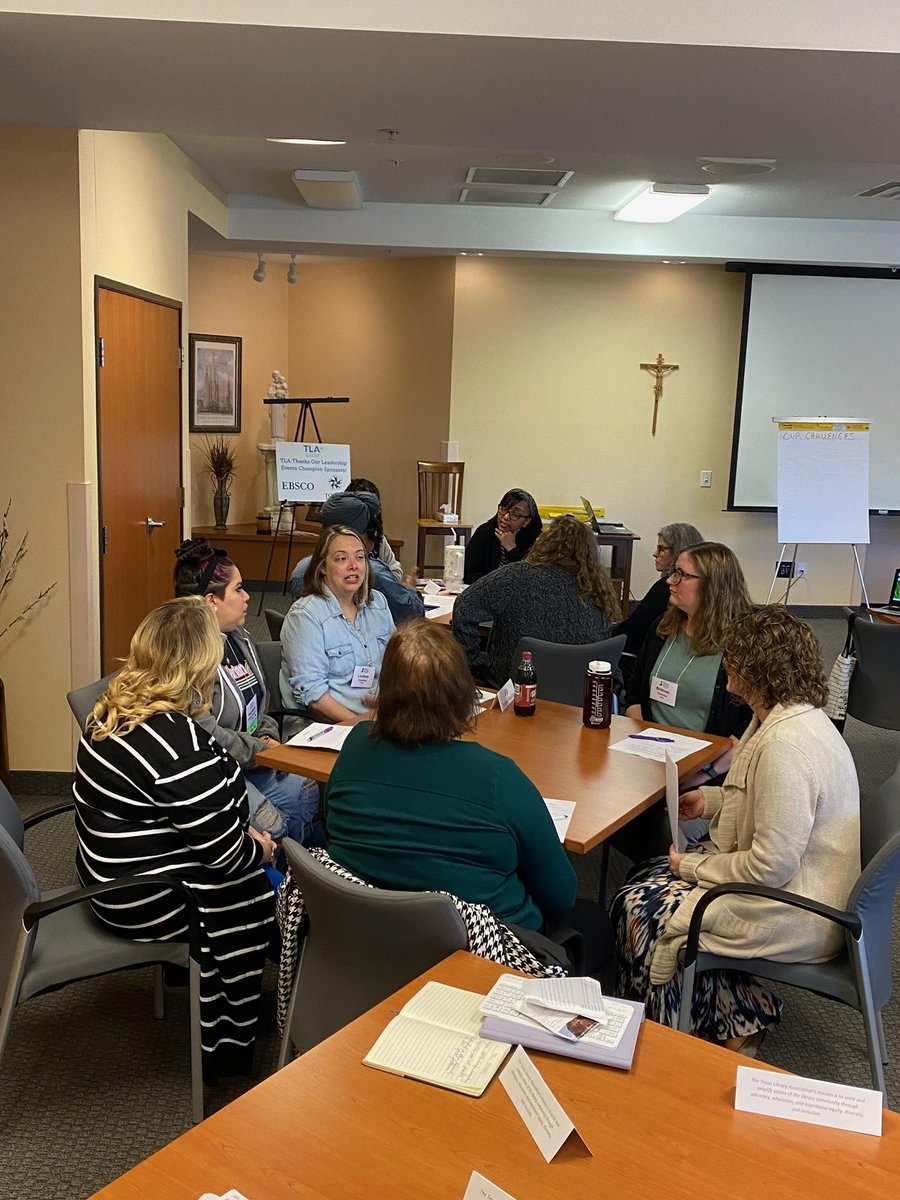 TXLA's tweet image. Leadership, closeness, and memories are all part of the experience at #talltexans23! The 2023 class is connecting, sharing experiences, and having fun as they learn about life and leadership in the library world.  #TXLA #librariestransform