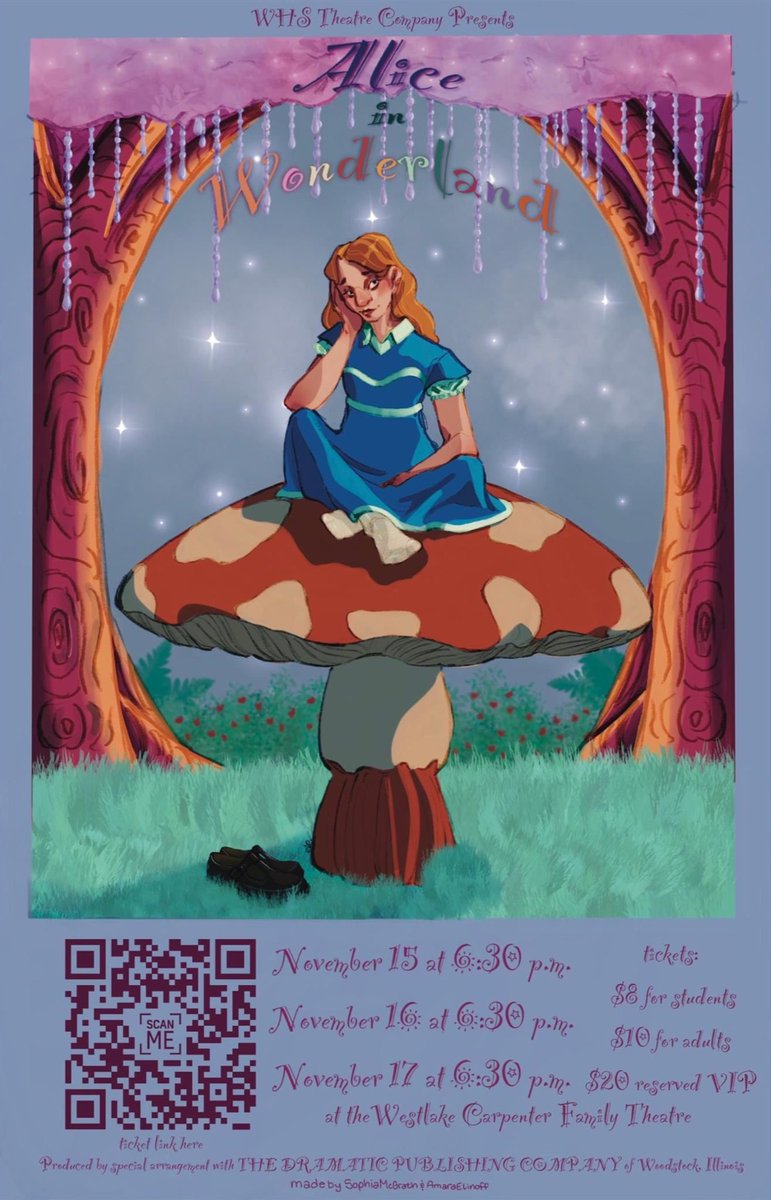 Don’t miss our WHS Theatre performance of Alice in Wonderland; opening night is tomorrow! You can purchase tickets at the link in our bio or at the door. <a href="/WestlakeHS_CA/">Westlake HS</a> <a href="/ConejoValleyUSD/">Conejo Valley USD</a>
