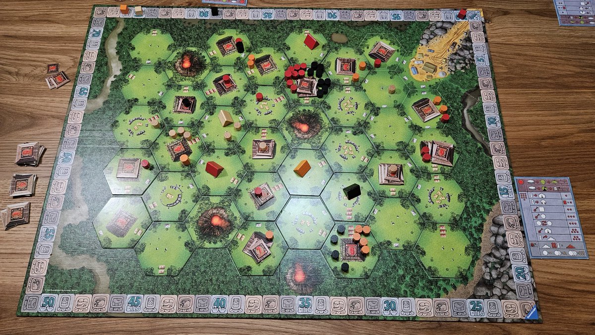 omeBer's tweet photo. Daar gingen we dan, op zoek naar tempels in de jungle van Guatemala bij een spannende pot Tikal. De gevonden schatten brachten mij geen overwinning, maar een 3e plek ben ik tevreden mee. #spelletjescompetitie https://t.co/IOPkHn5HGi