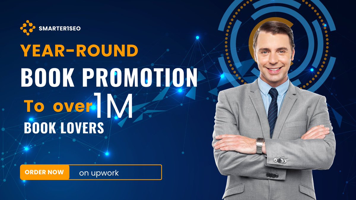 smarter1seo's tweet photo. ✨ Craft a Bestseller Journey!  
Promote your book to over 1M people throughout the year for a one-time fee of $
Check here: https://t.co/pc7V6LfRLA

@thelookupgirl
@tklawyerauthor @awintersromance
@RuthACasie @AdmirandH
@pamelaharju @readjahn
@mjchanacapubish @fantasyauthor1 https://t.co/7PvOGtMQ2t