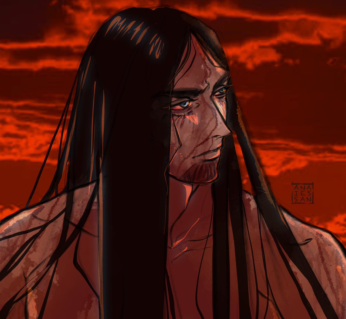 AnaiesSan's tweet image. The cost of Freedom 🩸’
.
#aot #snk #erenyeager ‘
.