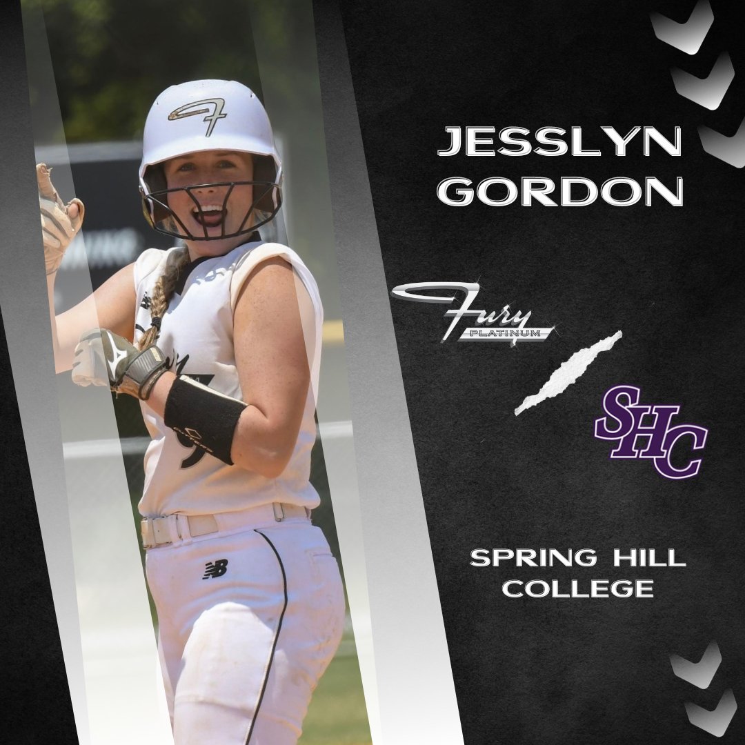 FuryPlatinumSoftballClub (@furyplatinum) on Twitter photo Congratulations to <a href="/AL_FuryPlatinum/">AL Fury Platinum 2024</a>'s <a href="/JesslynGordon/">Jesslyn Gordon</a> on continuing her career at <a href="/SHC_softball/">Spring Hill College Softball</a>!
#platinumproud Congratulations to <a href="/AL_FuryPlatinum/">AL Fury Platinum 2024</a>'s <a href="/JesslynGordon/">Jesslyn Gordon</a> on continuing her career at <a href="/SHC_softball/">Spring Hill College Softball</a>!
#platinumproud