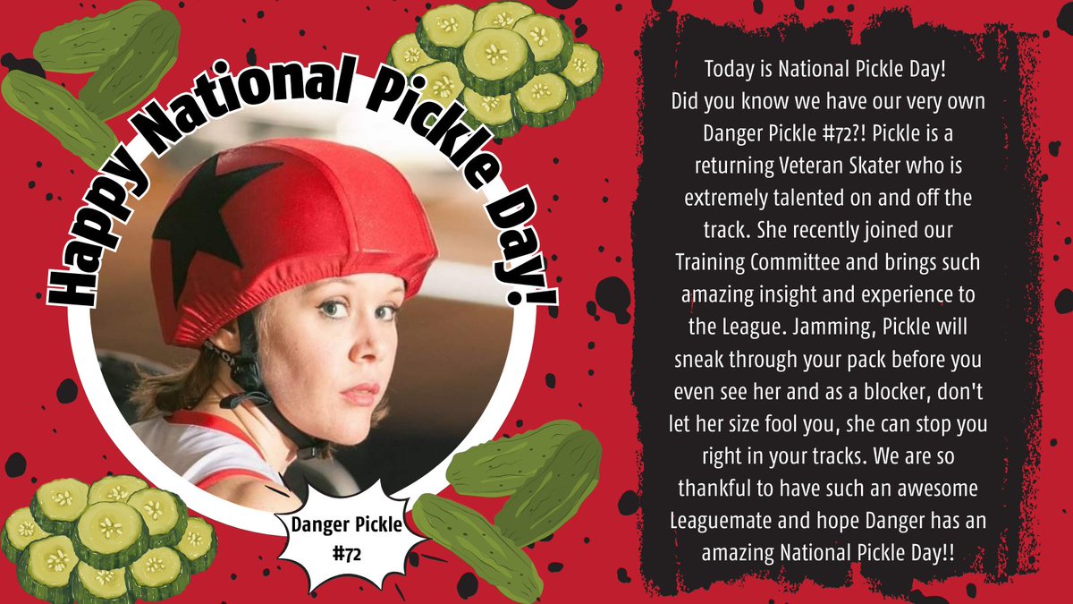 #NationalPickleDay #LRD #LouisvilleRollerDerby #RollerDerby #Derby #LouisvillesOtherDerby #LouisvilleSports #Louisville #Kentucky #Kentuckiana #SouthernIndiana #Indiana #LRDStrong #NonProfit #wftda #Skates #Skating #EightWheels #8Wheels #RollerDerbyIsLife #WeAreLRD