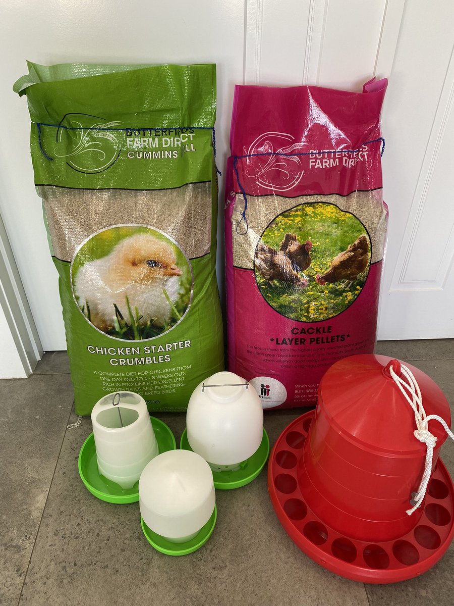 Are your chicken feeders &amp; water containers in need of an upgrade? We can help you freshen up your chook pens with some flash new accessories when you come in to get your starter crumble or layer pellets today #chickens #chooks #supportlocalbusiness