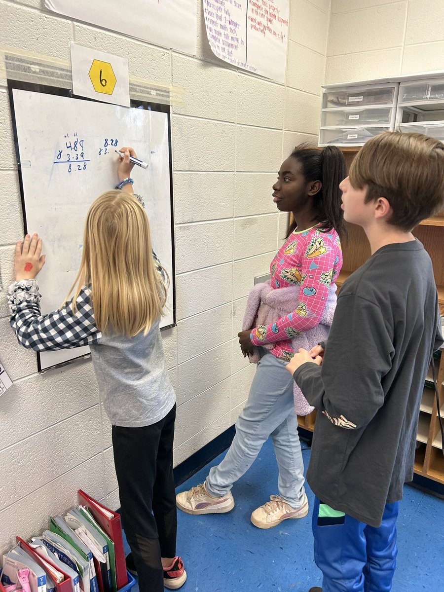 Dr. Audrey Chatman (@audreychatman4) on Twitter photo Real world learning in action in Ms. Cotton’s “Building Thinking Classroom”. What a great way to teach adding, subtracting, and comparing decimals <a href="/StemleyRoad/">Stemley Road Elementary School</a> #rootedinexcellence #growingtogreatness Real world learning in action in Ms. Cotton’s “Building Thinking Classroom”. What a great way to teach adding, subtracting, and comparing decimals <a href="/StemleyRoad/">Stemley Road Elementary School</a> #rootedinexcellence #growingtogreatness