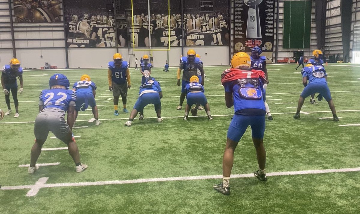 Big shoutout to the <a href="/Saints/">New Orleans Saints</a> for the dry playoff practice!💙🏈💛#LetsDoThis