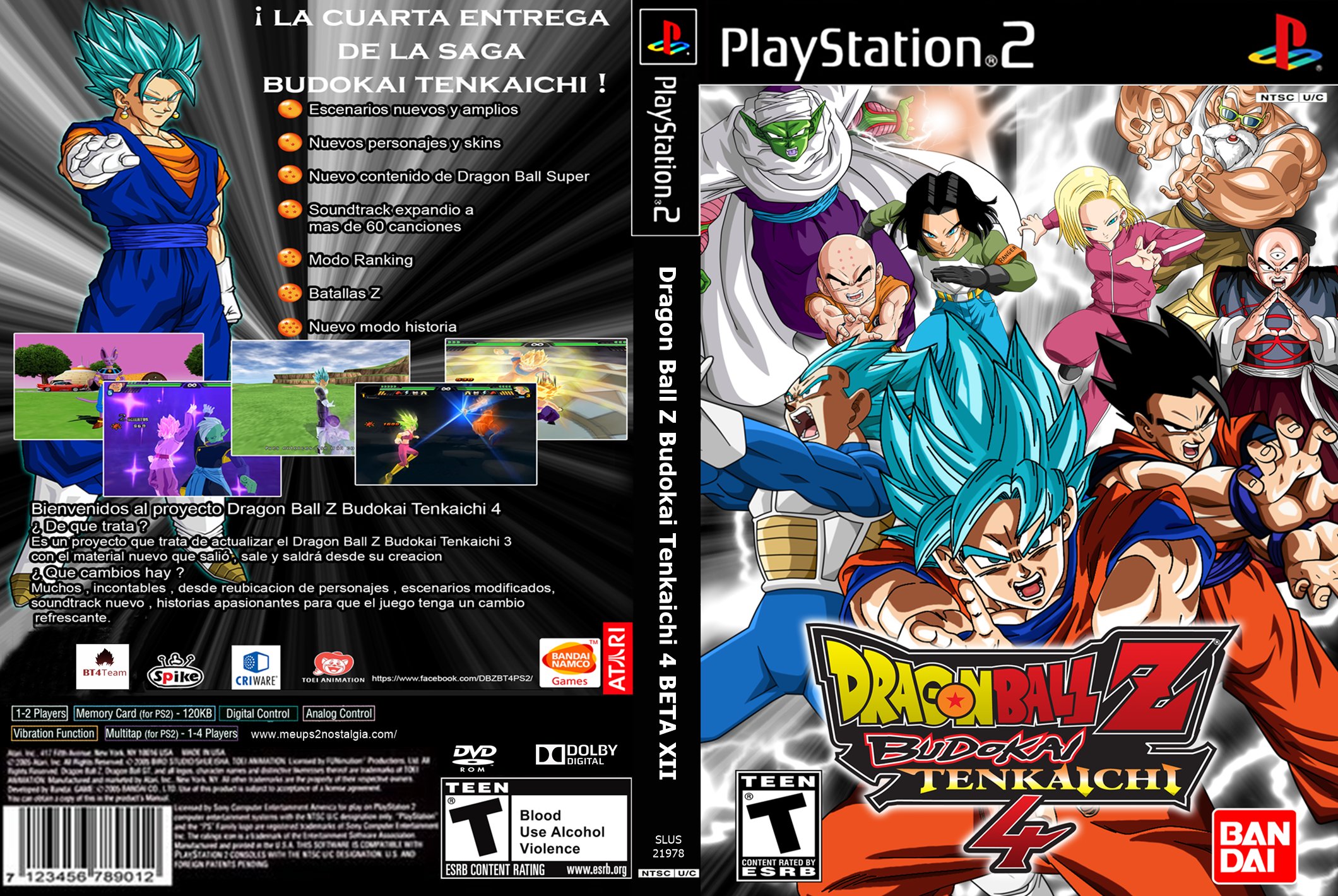 Dbz Budokai Tenkaichi 4 Ps2