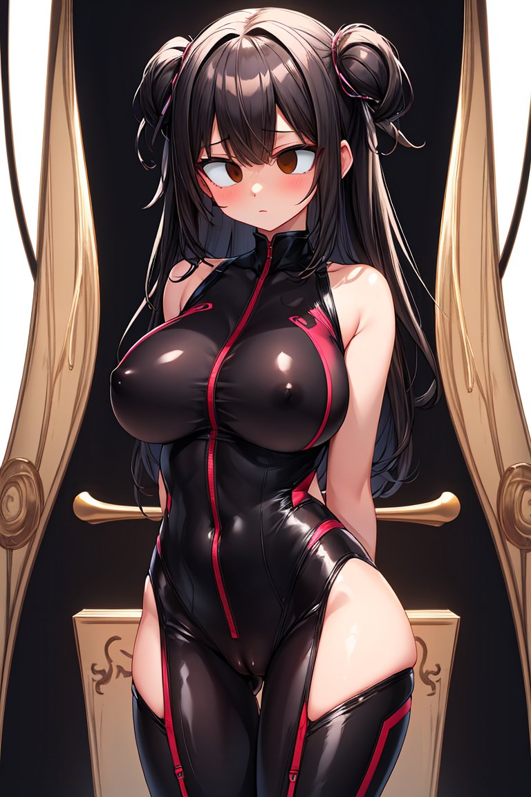 虚ろ寄り目ボディスーツ色々生成してみたので 