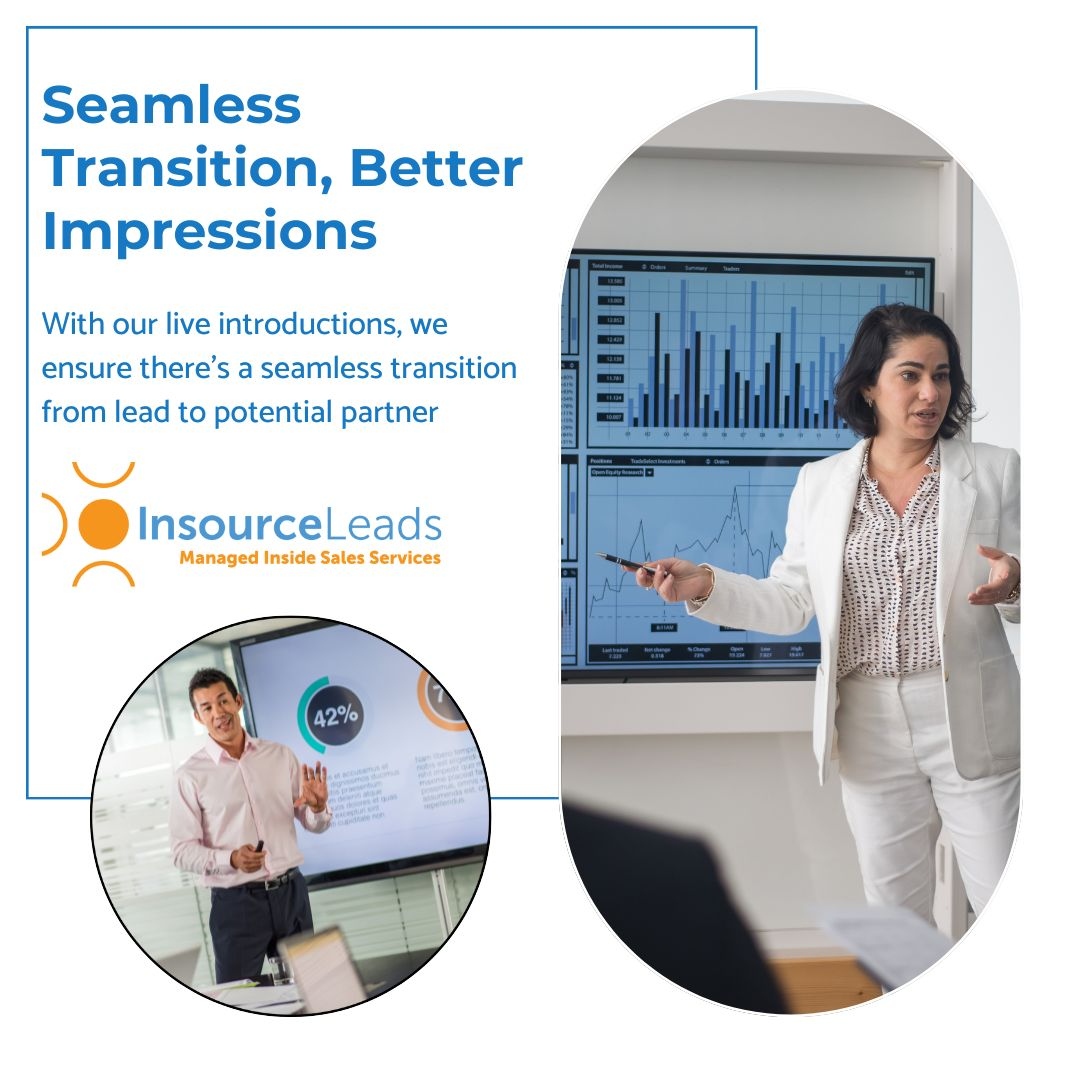 InsourceLeads's tweet image. &quot;Seamless Transition, Better Impressions&quot; With our live introductions, we ensure there&apos;s a seamless transition from lead to potential partner. It&apos;s all about making first impressions count and paving the way for successful deals. #ClientOnboarding #SalesSuccess #InsourceLeads