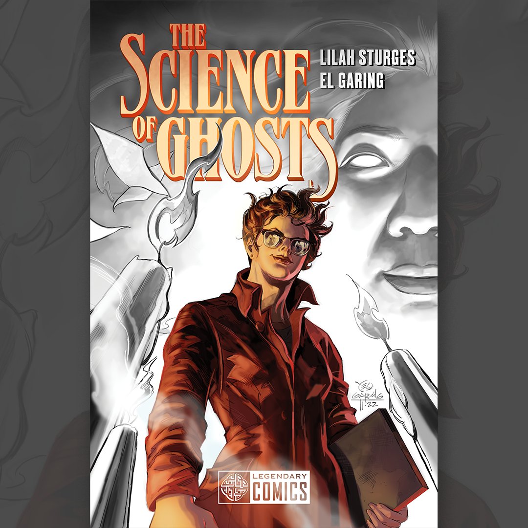 Exclusive Cover Reveal: The Science of Ghosts written by @LilahSturges and art by #ElGaring! Follow transgender parapsychologist Joy as she is haunted by a ghostly murder and her own past. Pre-order now: bit.ly/3skTifo