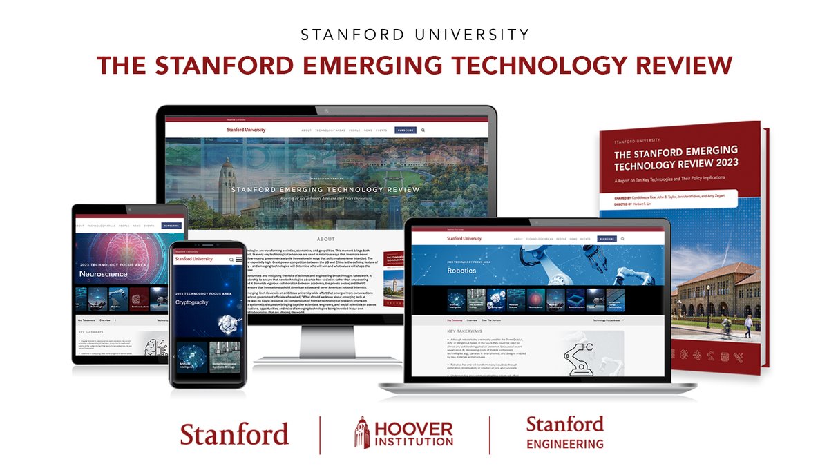 Hoover Institution (@hooverinst) on Twitter photo <a href="/HooverInst/">Hoover Institution</a> and <a href="/StanfordEng/">Stanford Engineering</a> are pleased to announce the inaugural edition of the Stanford Emerging Technology Review, a project and publication dedicated to the frontier technologies shaping the global landscape. Download the free report and learn more: setr.stanford.edu. <a href="/HooverInst/">Hoover Institution</a> and <a href="/StanfordEng/">Stanford Engineering</a> are pleased to announce the inaugural edition of the Stanford Emerging Technology Review, a project and publication dedicated to the frontier technologies shaping the global landscape. Download the free report and learn more: setr.stanford.edu.