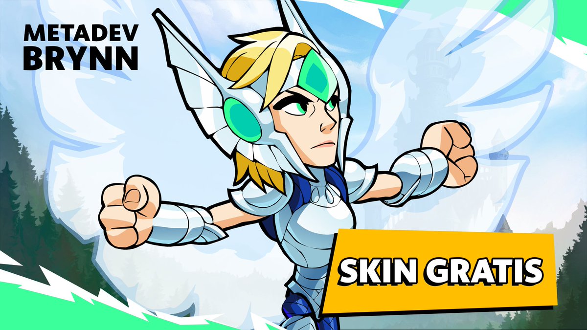 shenmace's tweet photo. METADEV BRYNN SKIN GIVEAWAY!
To be able to participate you only have to:
-> Like &amp; RT
-> Follow me: @shenmace
-> Subscribe on my YT: https://t.co/vYhmdaNDqE

Ends on: NOVEMBER 26.
Attach photos in the publication that you followed the steps.

#Brawlhalla #brawlhallagiveaway https://t.co/TIuyN9dckl