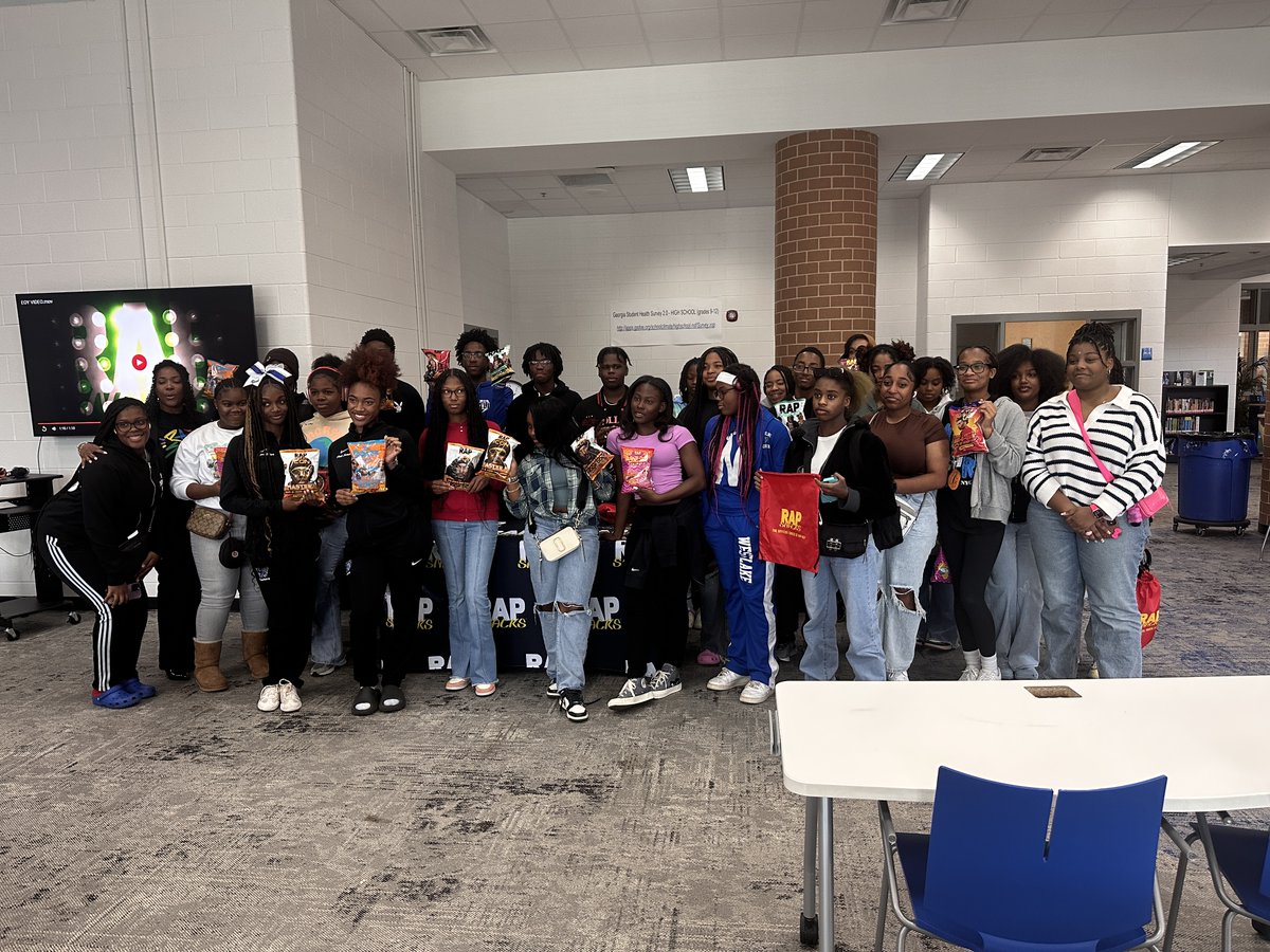 Huge thank you to the Rap Snacks Team for stopping by today to speak with Magnet Students about experiential marketing career opportunities during the WMBC-sponsored Lunch and Learn.