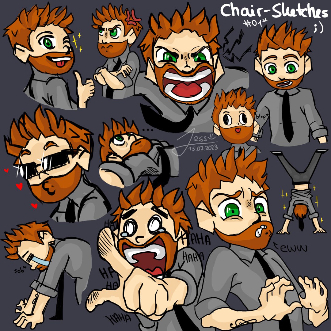 InatorJess's tweet photo. Here are/is some sketches/digital art.. 
I know it's just one guy, PLEASE IGNORE THAT XDD
I'm creating some FNaF-art at the moment, just to let you know haha
love youuu <3 https://t.co/BlhUNtVJFN