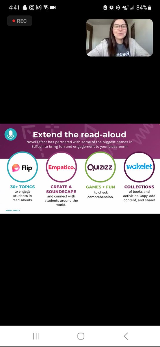 Novel Effect is great for read a louds and engaging students in stories.  We had a great introduction to it and other resources it has for teachers!  
#kedc
#KYcharge 
#noveleffect