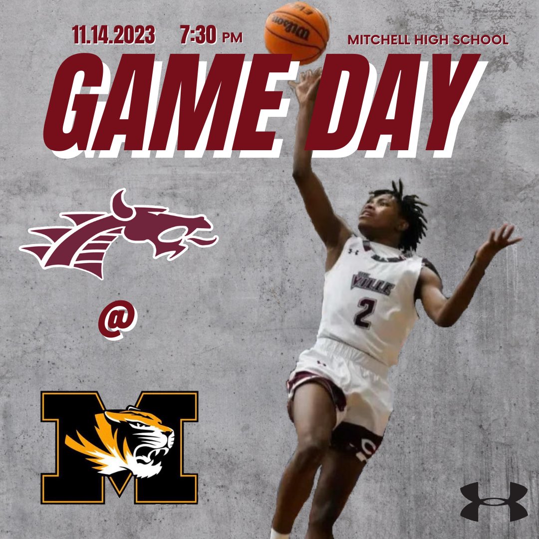 cvilleu_mbb's tweet image. Opening Day. 

Your Dragons travel to Mitchell High School to take on the Tigers at 7:30 pm! 

#godragonsgo