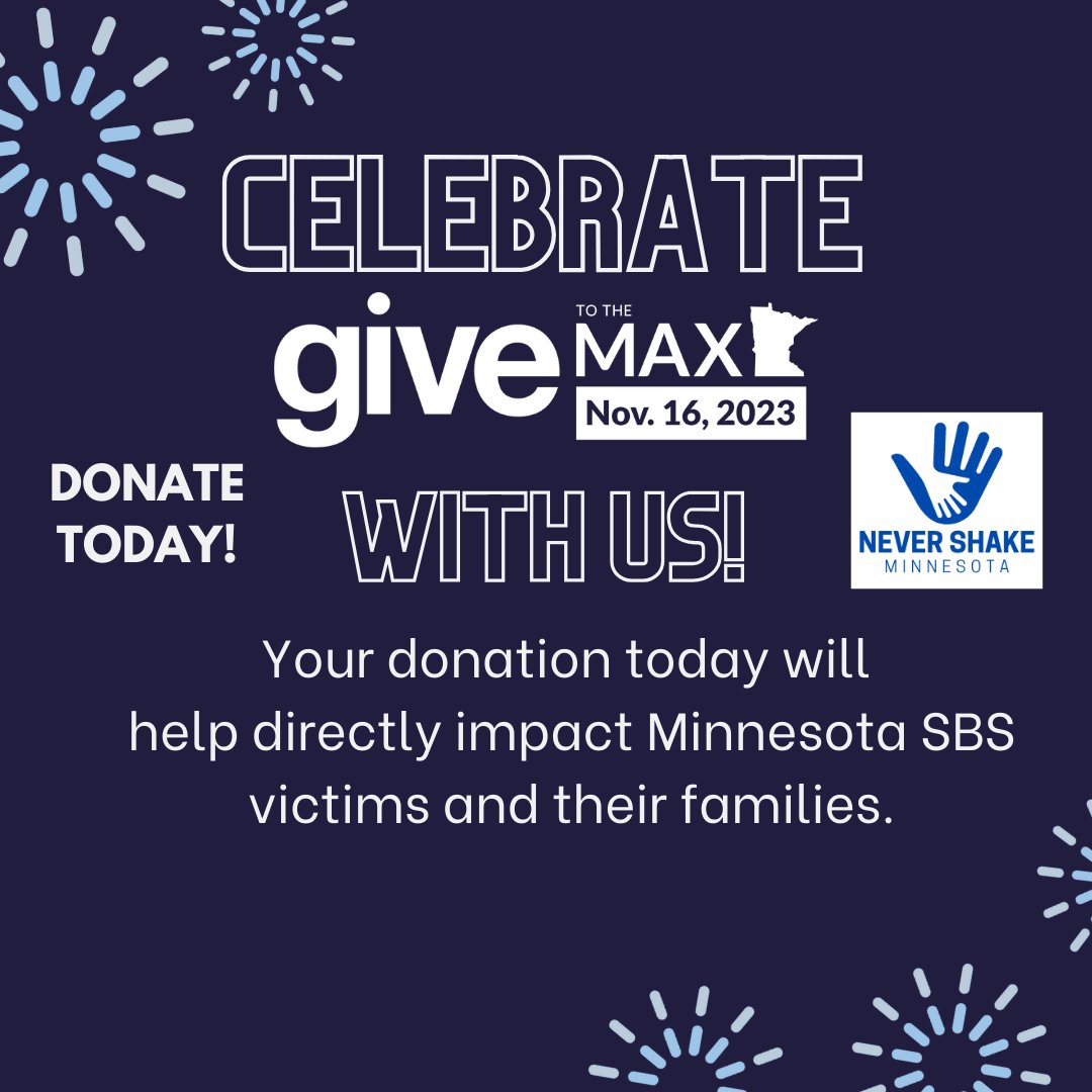 NeverShakeMN's tweet photo. Just 2 days away from Give to the Max Day!!!  Don't forget to donate today! https://t.co/jFNnbvkI2s https://t.co/Ec2F9BVrey