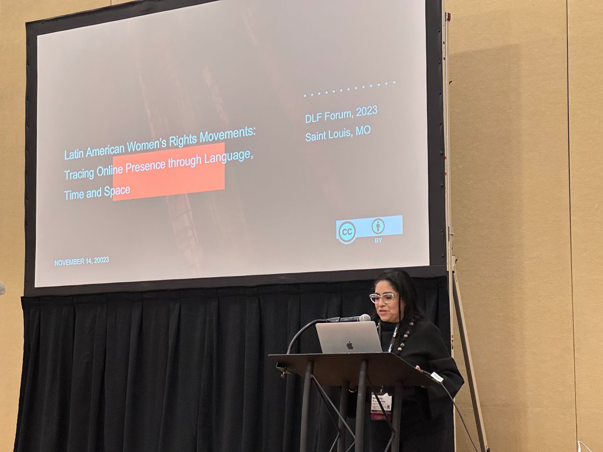 NetPreserve's tweet image. For early #WebArchiveWednesday, @rosariorogel presenting at #DLFforum on a project supported by @unleasharchives + Archive-It (archivesunleashed.org/cohorts2022-20…) &amp;amp; asking how we can increase the geographic &amp;amp; linguistic diversity of #webarchiving.