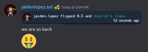 imjaidenjlopez2's tweet photo. Free lil $150 (3 $SOL) in 2 minutes only @degencoinflip @degenfatcats 👑🫡 (Shoutout Big Degen RFF) https://t.co/pTaDFCqeHU