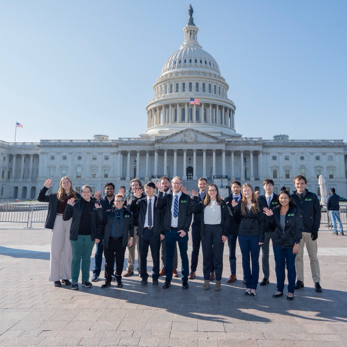 Fermilab's tweet photo. The #NationalLabSLAM competition is heating up! Finalists from 17 @Energy National Labs are in Washington, D.C. attending practice sessions and joining a Capitol Hill tour.
Don’t miss the #NLSLAM on Nov. 15 at 4:30 p.m. ET! https://t.co/DpzUCh5OmN https://t.co/S34Js5ck5o