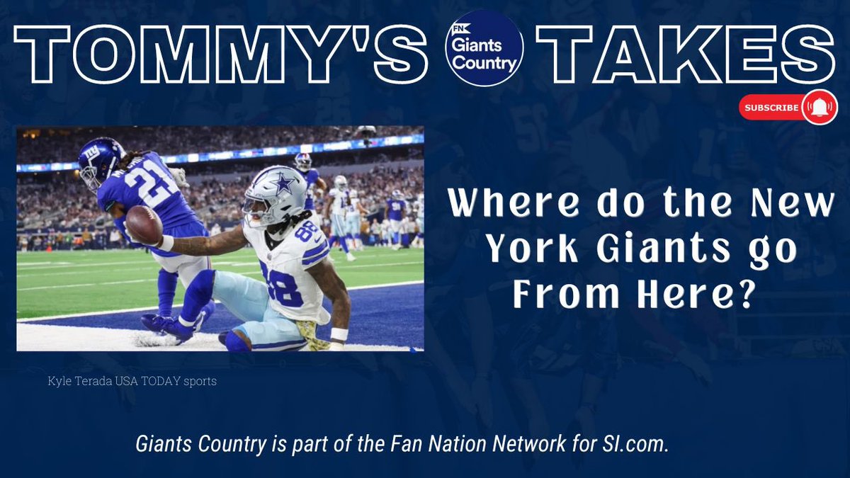 Tonight at 10 pm EST Time.

Rockbottom. Or is it?

youtu.be/j9AYiRQBhiw

#NYGiants 
#TommysTakes
