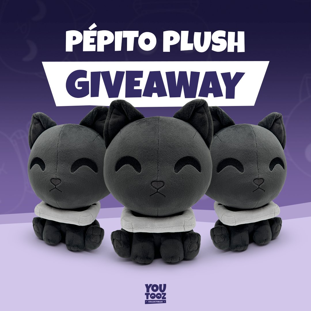 This is a Giveway Rules are: RT this post + follow @youtooz to win a Pépito plush Winners will be announced on the drop day, Nov 17th