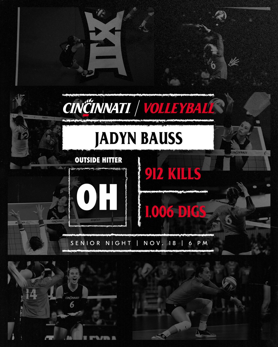 Thank you, Jadyn Bauss. ♥️🖤

#Bearcats