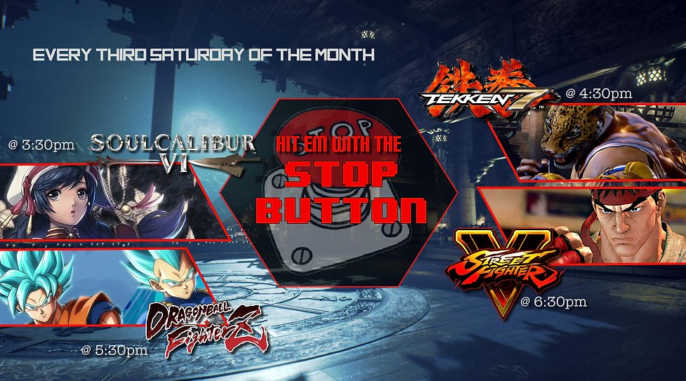 Gonna be checking out the Tournaments this Saturday over at <a href="/stopbuttonbar/">Stop_Button</a>. If you are in the area, come on out. 🥷👊