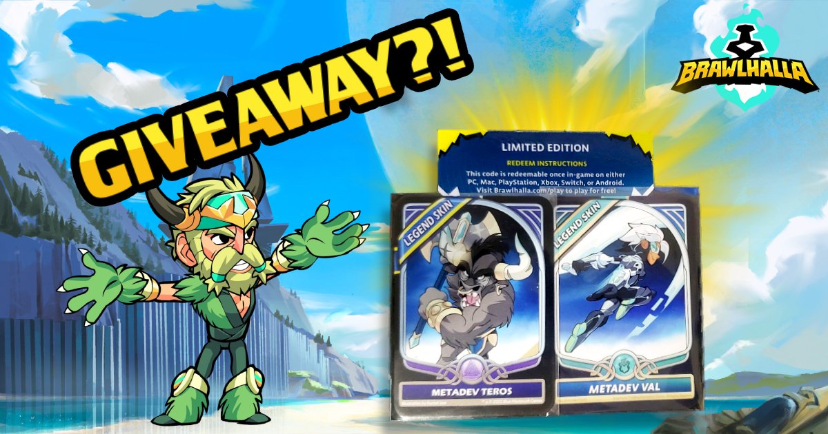 🚨BCX23 GIVEAWAY🚨

Winner gets: "Limited Edition" Title &amp; MD Val+Teros👀

To Enter: 
- Like, Retweet, &amp; tag a friend
- Follow <a href="/MooseWars/">Moose Wars</a> and <a href="/Moonlit_eSports/">Moonlit Knights</a> 
-  Subscribe to Moonlit's &amp; MooseWars' Youtube (Link in replies)

Winner will be announced on Nov. 29th!
#Brawlhalla