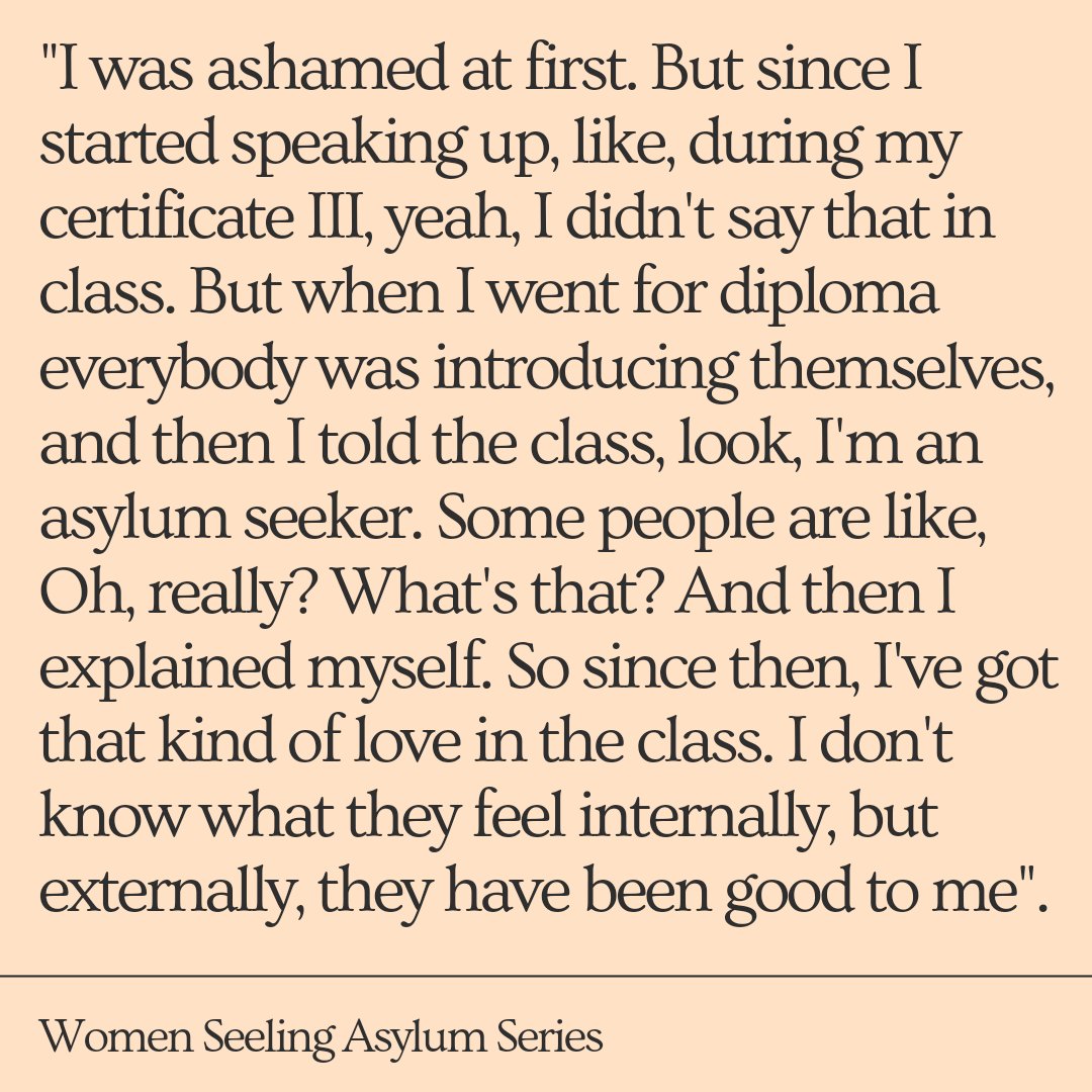 Coming out as a Person seeking asylum
#WomenSeekingAsylum #refugees