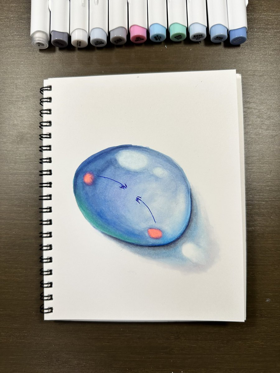 Rimuru Tempest! Slime form :) check out my new short! #slime #rimuru #illustration #ohuhu 

youtube.com/shorts/woysWE3…