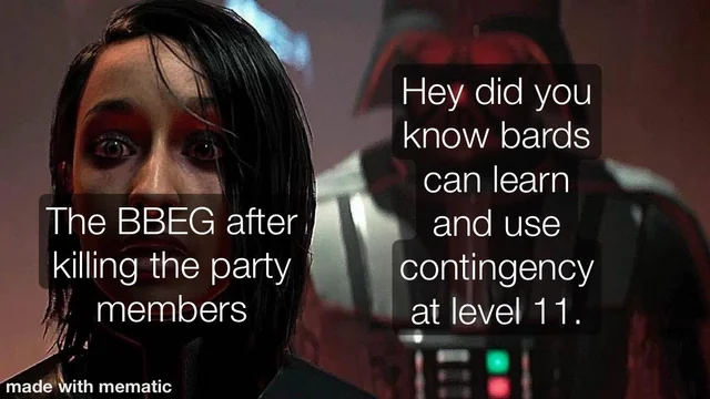 epicdndmemes's tweet photo. #dnd #ttrpg https://t.co/9P9W6WX0AY