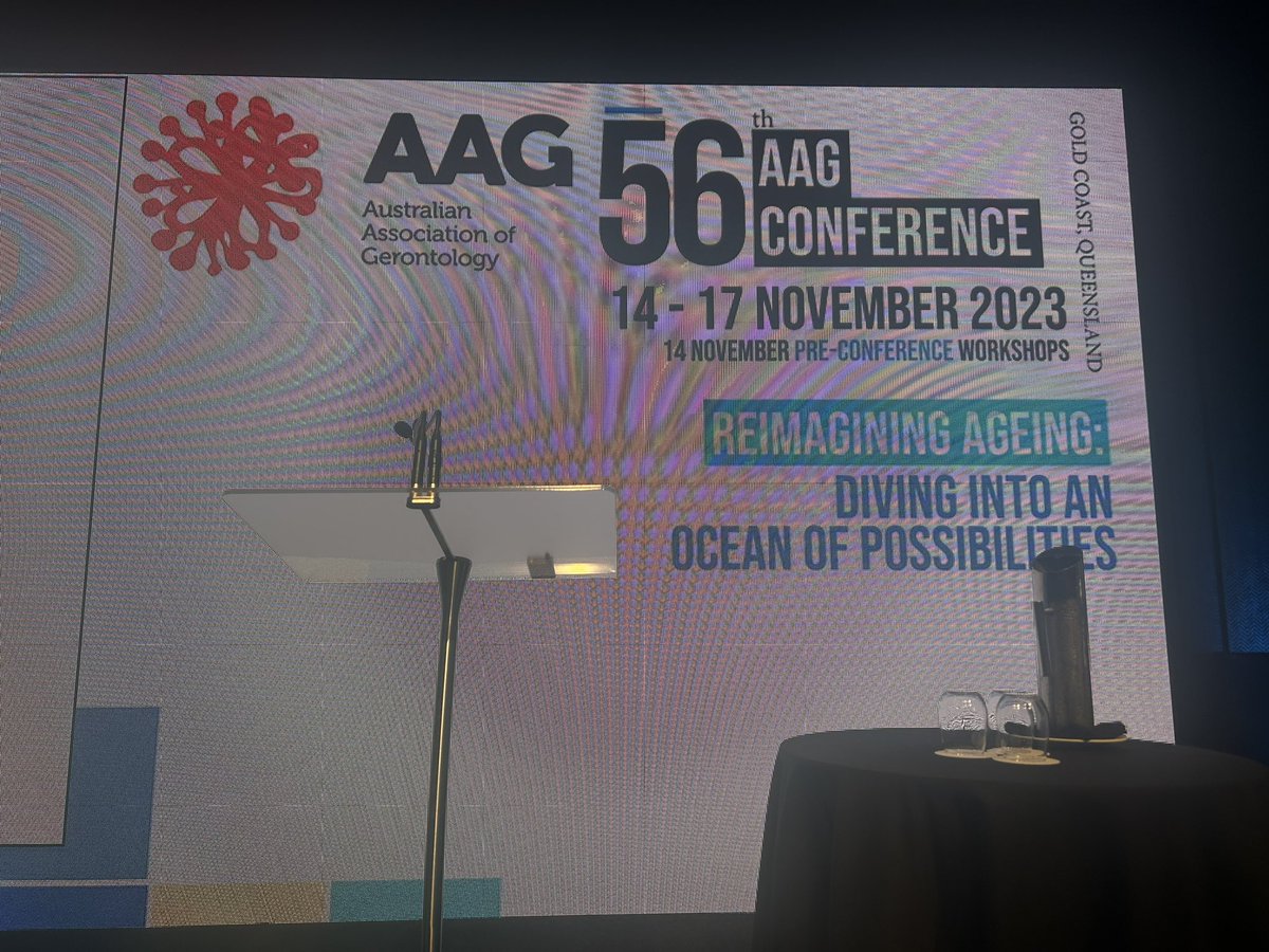 evonnephd's tweet photo. Privileged to kick off the 56th @gerontologyau annual
Conference this morning… :) #aag2023 https://t.co/vplCieekhj