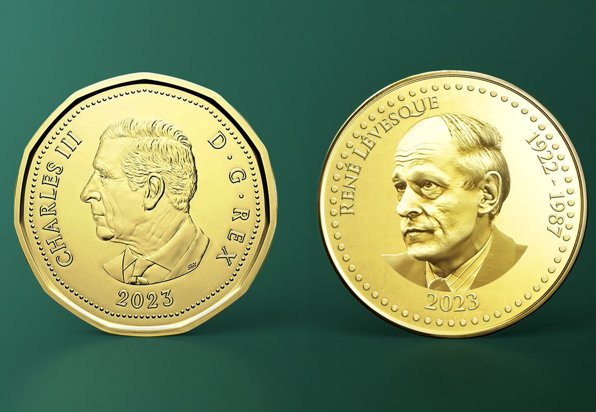 1/2 Sondage: La monnaie royale canadienne vient d’émettre une nouvelle monnaie à l’effigie du roi Charles III. Si vous pouviez choisir, laquelle des deux monnaies suivantes préféreriez-vous utiliser?