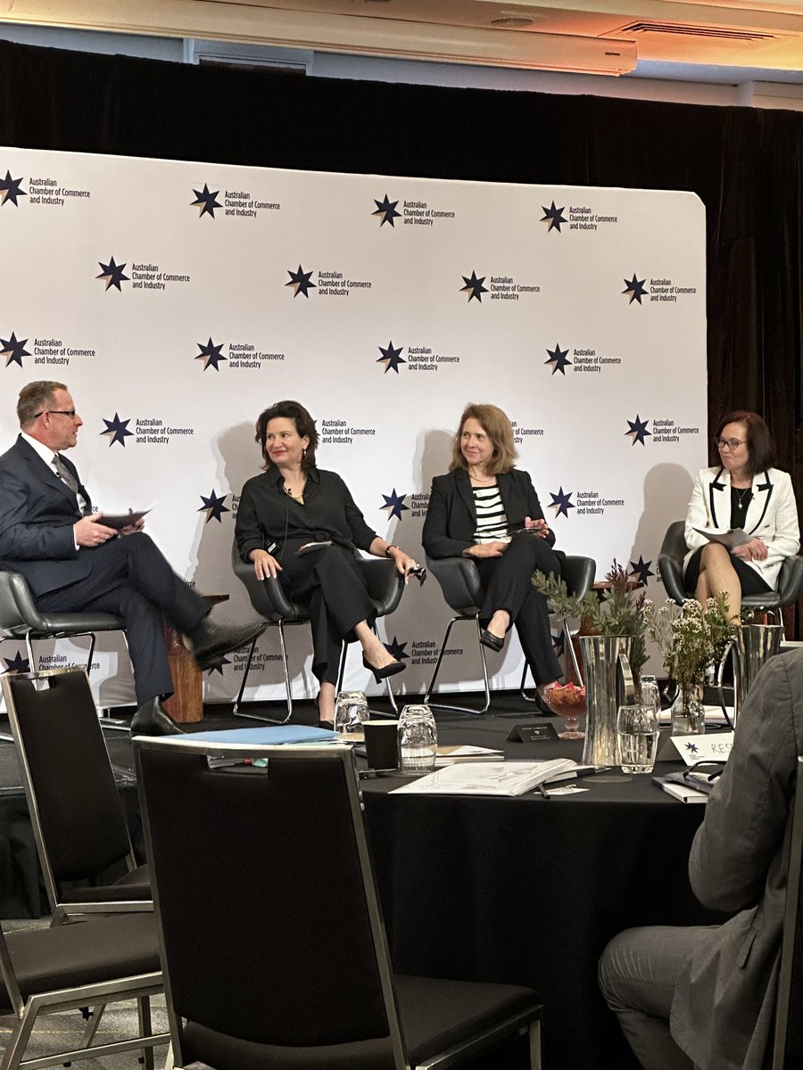 Great to listen to <a href="/CCI_WA/">CCIWA</a> President <a href="/NickiIvory/">Nicki Ivory</a> at the opening <a href="/ACCINews/">Australian Chamber of Commerce & Industry (ACCI)</a> biz leaders Summit in Canberra today - panel session on Aust Energy Future #energyfuture #acci #auspol