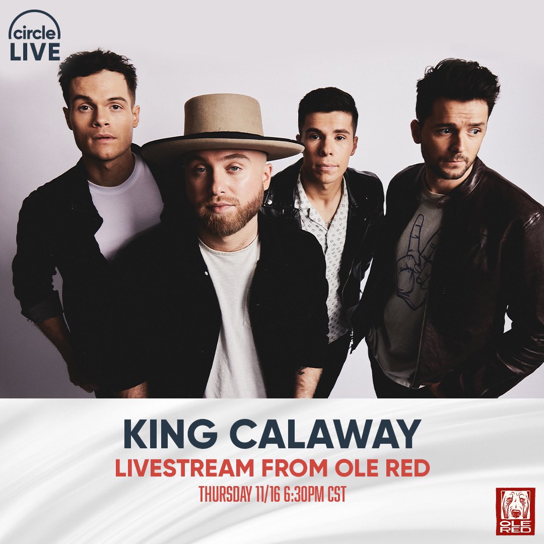 We’re doing a pop up show and livestream this Thursday at <a href="/OleRed/">Ole Red</a> with <a href="/CircleAllAccess/">Circle All Access</a> 🔥 See y’all there! olered.com/nashville/even…