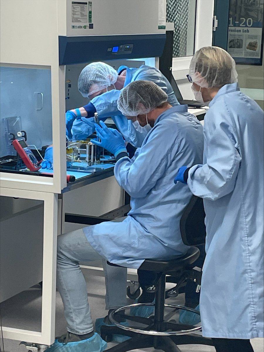 ANFF-SA (@anffsa) on Twitter photo Our Precision Engineering Centre at <a href="/UniSAFII/">UniSA Future Industries Institute</a> has been a hive of activity with the <a href="/SmartSatCRC/">SmartSatCRC</a> team using our cleanroom to execute their spacecraft hardware integration & build for the Kanyini mission!
<a href="/MyriotaGlobal/">Myriota</a> <a href="/inovortech/">Inovor Technologies</a> <a href="/sagovau/">SA Government</a> @ANFFHQ Our Precision Engineering Centre at <a href="/UniSAFII/">UniSA Future Industries Institute</a> has been a hive of activity with the <a href="/SmartSatCRC/">SmartSatCRC</a> team using our cleanroom to execute their spacecraft hardware integration & build for the Kanyini mission!
<a href="/MyriotaGlobal/">Myriota</a> <a href="/inovortech/">Inovor Technologies</a> <a href="/sagovau/">SA Government</a> @ANFFHQ