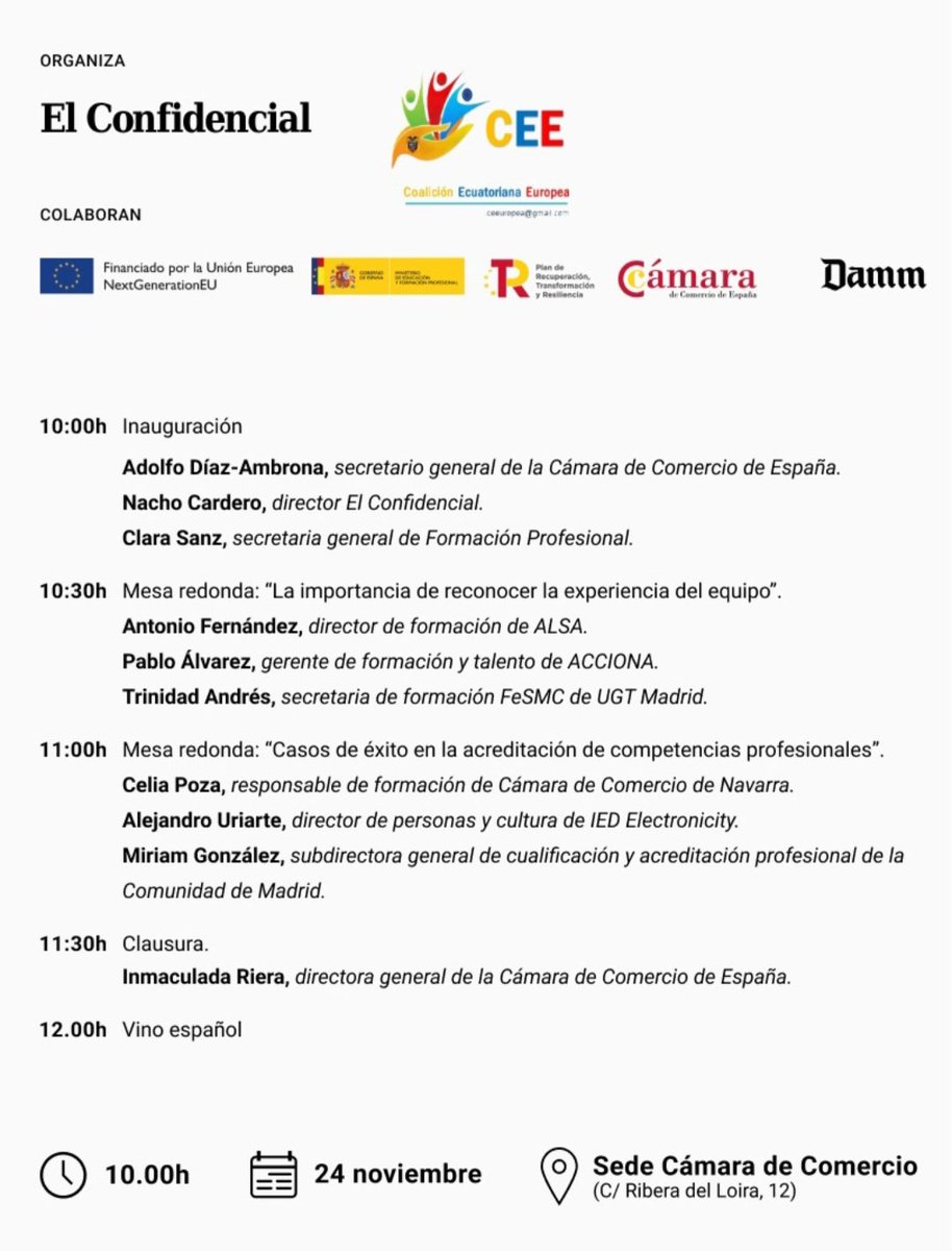 CEEuropea's tweet photo. 💡¿Sabes qué es la acreditación de competencias profesionales? Se trata de una forma de materializar y reconocer toda experiencia profesional en un título oficial. 
"EL VALOR DE LA EXPERIENCIA"
¿A qué esperas? 📲 Apúntate ya en este enlace ⤵️
https://t.co/k9xG7iO6vF https://t.co/vSdoErbP7O