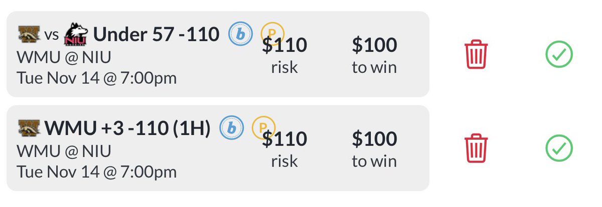 Joes_Picks's tweet photo. CFB 🏈:

🏈EMU -3 -115
🏈Toledo-8.5-111
🏈EMU 1H ML-142
🏈WMU 1H +3 -110
🏈WMU/NIU u57 -110

All 1.5U. SENDING $500 to 1 PERSON who LIKES THIS POST if we SWEEP🔥

LETS GET IT👊🏼💰 https://t.co/aHlEjnlh0x
