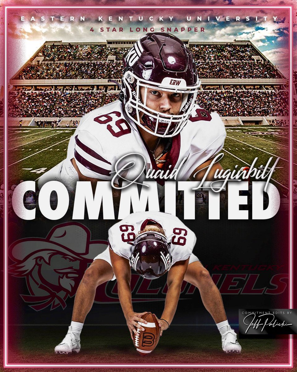 Quaid Luginbill (@luginbillquaid) on Twitter photo Iβm COMMITTED! #MatterOfPride
<a href="/EKUFootball/">EKU Football</a> <a href="/EKUWWells/">Walt Wells</a> <a href="/CoachDerekDay/">Derek Day</a> <a href="/Erik_Losey/">Erik Losey</a> <a href="/g_mcpeek/">Garry McPeek</a> <a href="/ThomasBowling46/">Thomas Bowling</a> <a href="/coachcaponewhs/">Andy Capone</a> <a href="/BigDubFootball/">Weddington Football</a> <a href="/WHSwarriors/">Weddington Athletics</a> Iβm COMMITTED! #MatterOfPride
<a href="/EKUFootball/">EKU Football</a> <a href="/EKUWWells/">Walt Wells</a> <a href="/CoachDerekDay/">Derek Day</a> <a href="/Erik_Losey/">Erik Losey</a> <a href="/g_mcpeek/">Garry McPeek</a> <a href="/ThomasBowling46/">Thomas Bowling</a> <a href="/coachcaponewhs/">Andy Capone</a> <a href="/BigDubFootball/">Weddington Football</a> <a href="/WHSwarriors/">Weddington Athletics</a>