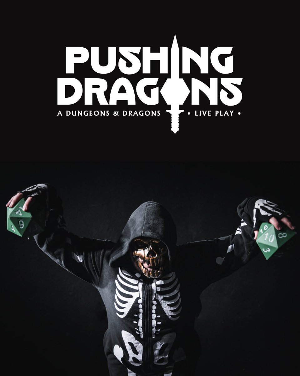 DragonsPushing's tweet photo. The Dice Ghoul 
Photo by Donald Campbell

Pushing Dragons returns! Saturday, 8pm at the Push Comedy Theater.

#dungeonsanddragons #improviseddnd #cosplay #dndcosplay https://t.co/tfWhaWhtnb